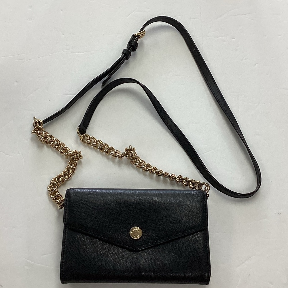Elegant Black Leather Crossbody Bag